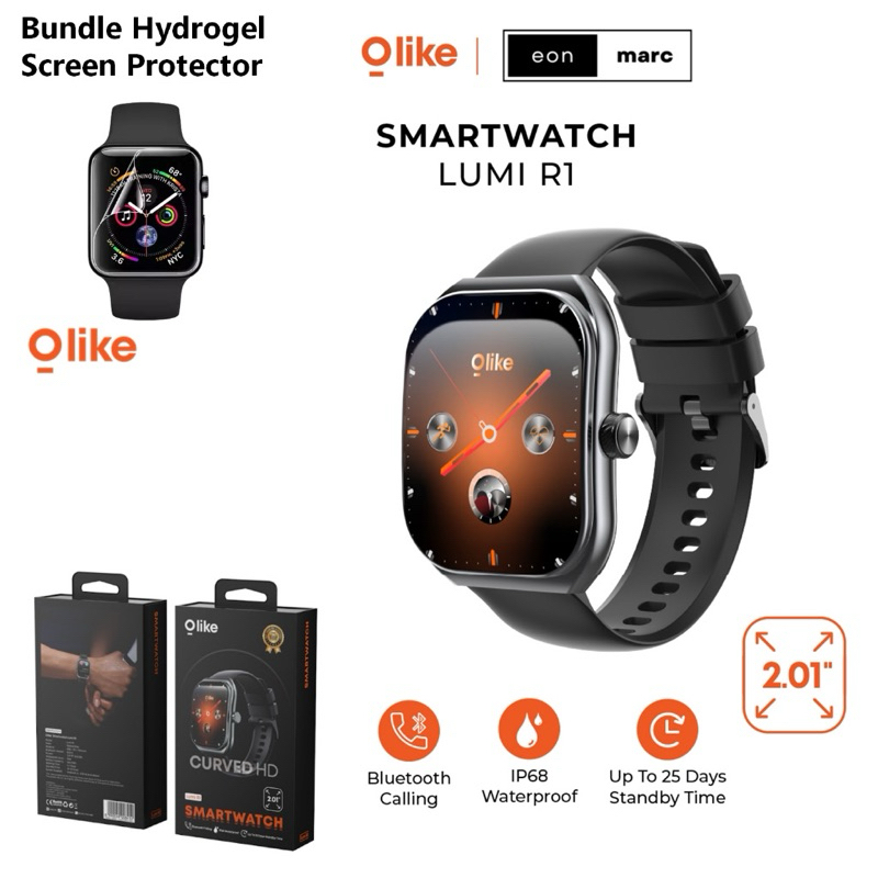 OLIKE SMARTWATCH CURVE LUMI R1 2.01 INCH ULTRA WIDE HD SCREEN / SMARTWATCH BLUETOOTH CALL