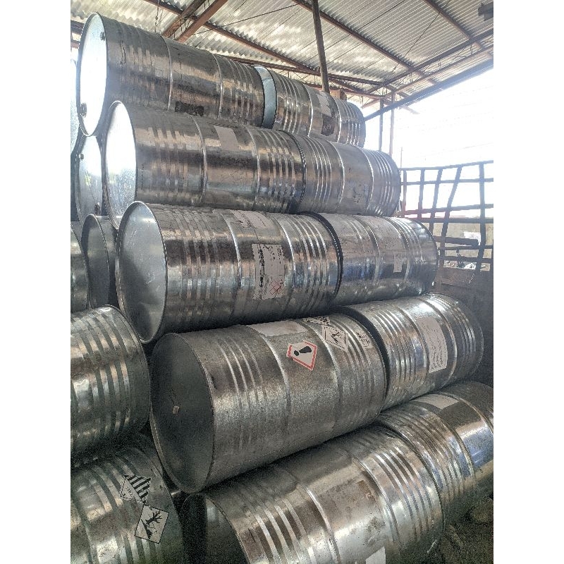 drum galvaniss 200 liter tutup ulir/tempat sampah/tempat kuwali