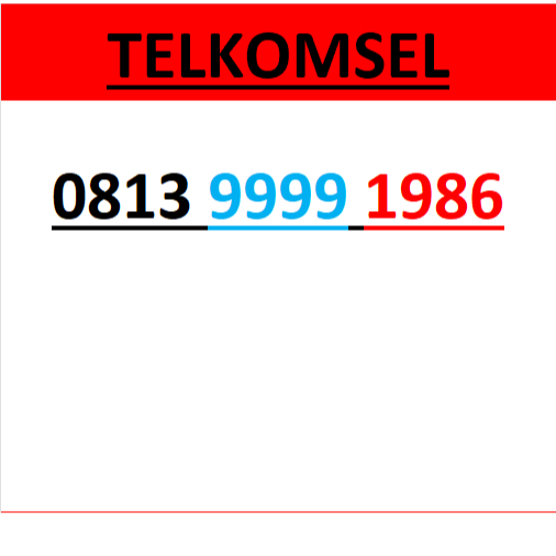 Nomor cantik telkomsel simpati 4g 5g seri tahun 1986 r7000
