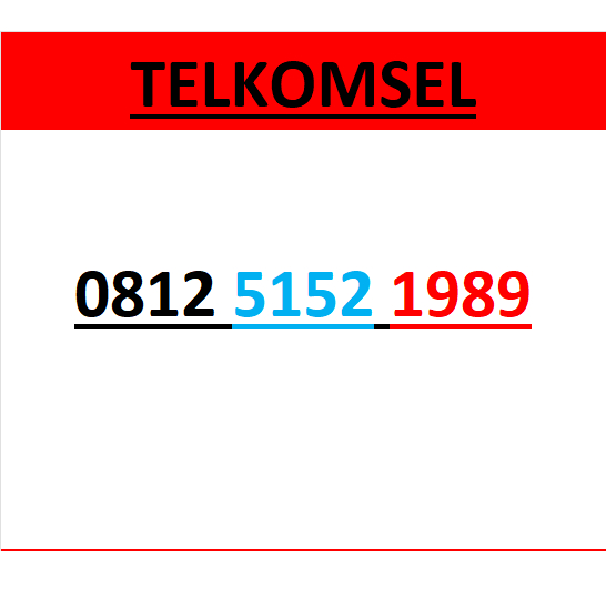 Nomor cantik telkomsel simpati 4g 5g seri tahun 1989 0b12 5152 1989 r300