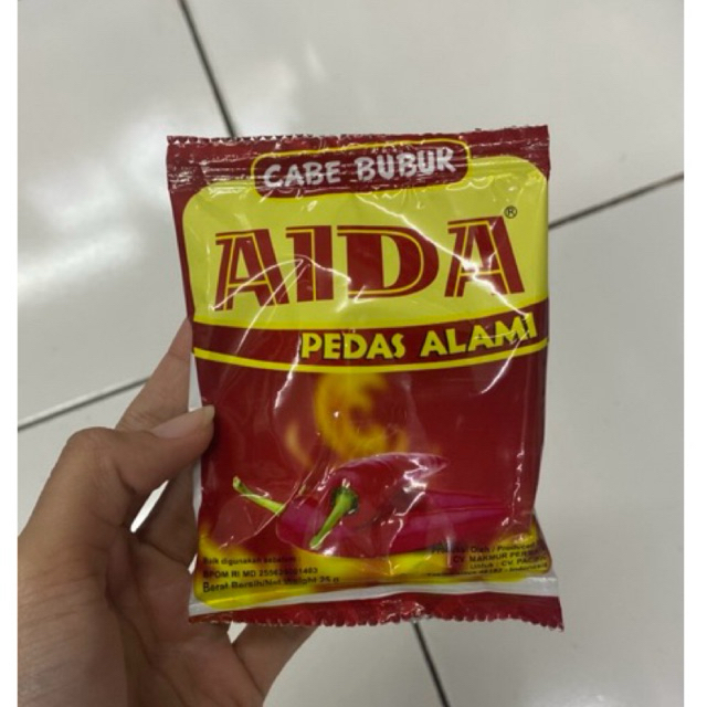 

cabe bubuk aida pedas alami