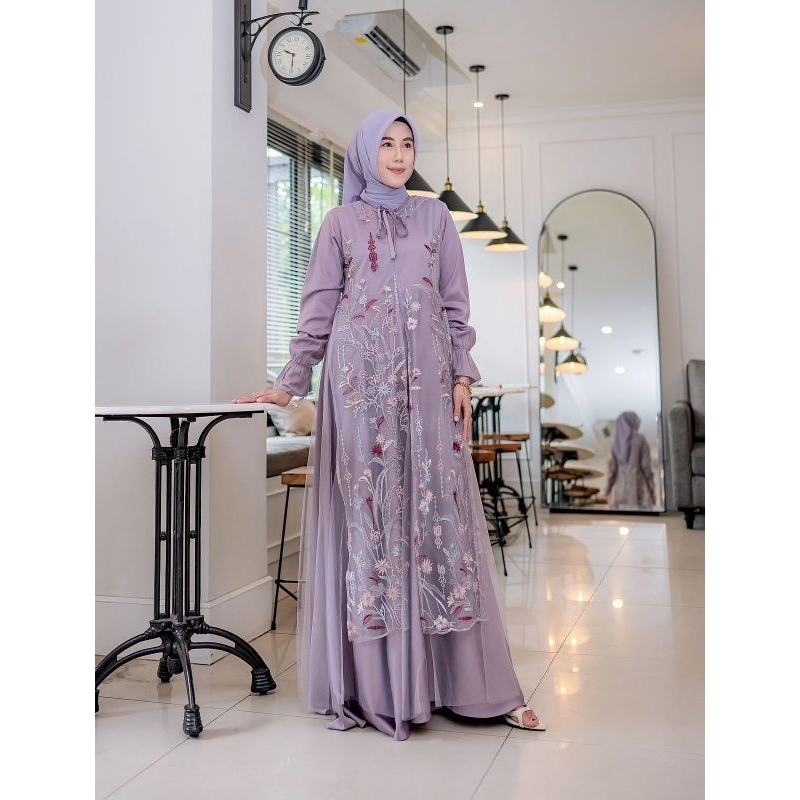 Gamis Ria Bordir Sparkling Original Butik