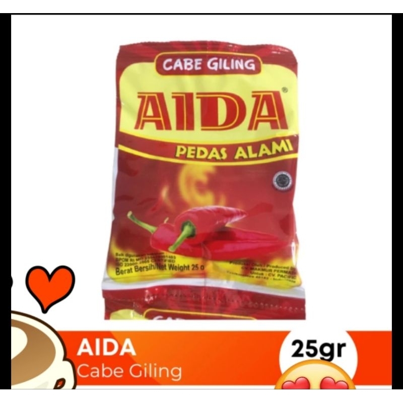 

Aida Bumbu Cabai Bubuk 25gram