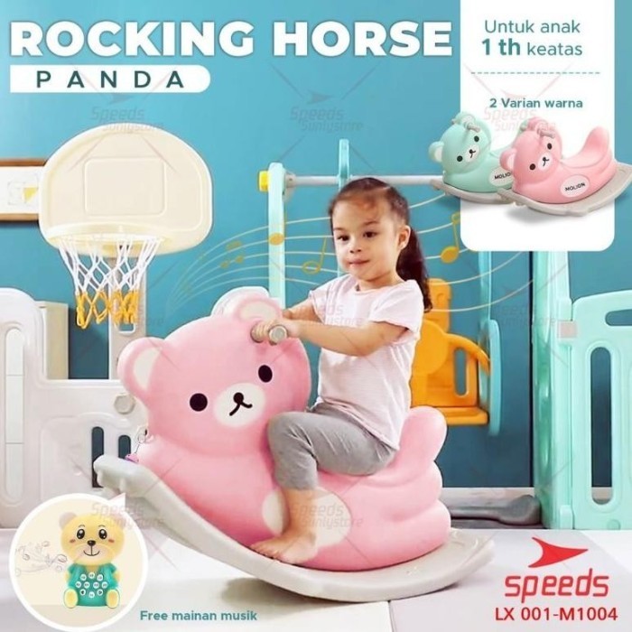 Mainan Kuda-kudaan M 1004 MOLION Rocking Horse / Mainan SNI Jungkat Jungkit / Mainan Rocking Horse