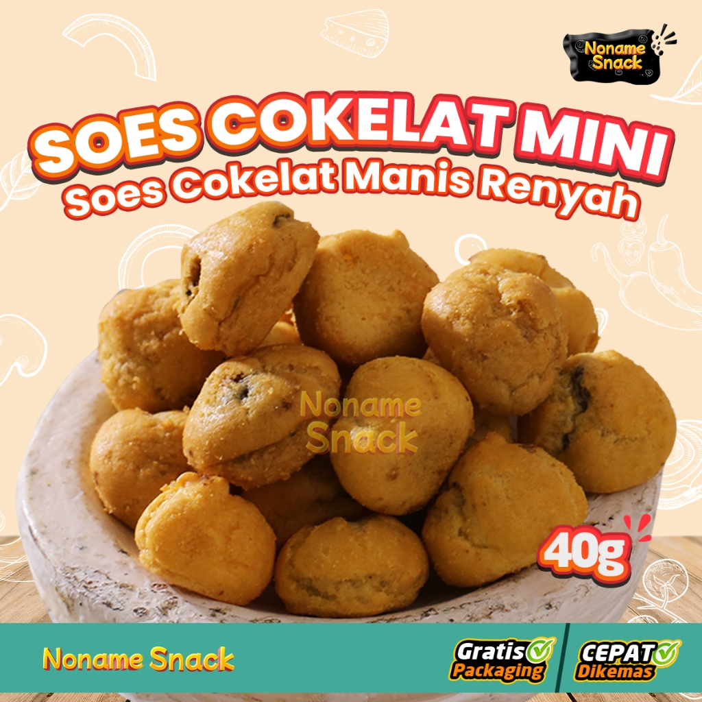 

Noname Snack - Soes Coklat Mini