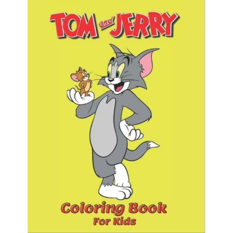 

12Halaman Printable Lembar Mewarnai Anak/ Coloring Sheet Tom and Jerry. Kertas Mewarnai Anak Workbook/ Worksheets/ Coloring Sheet Printable