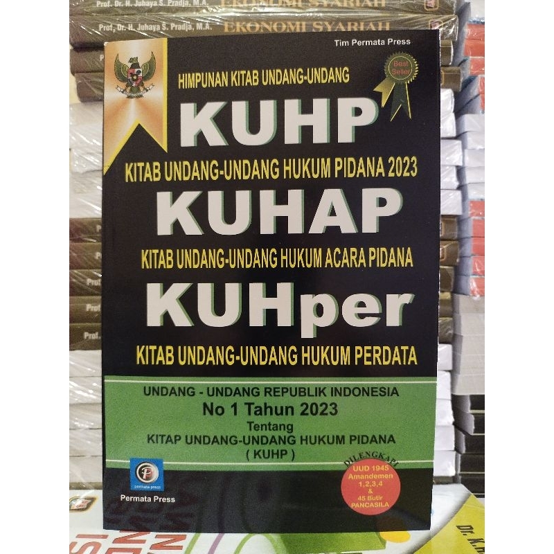 KUHP 2023 KUHAP dan KUHper| dalam satu buku| edisi revisi| sc
