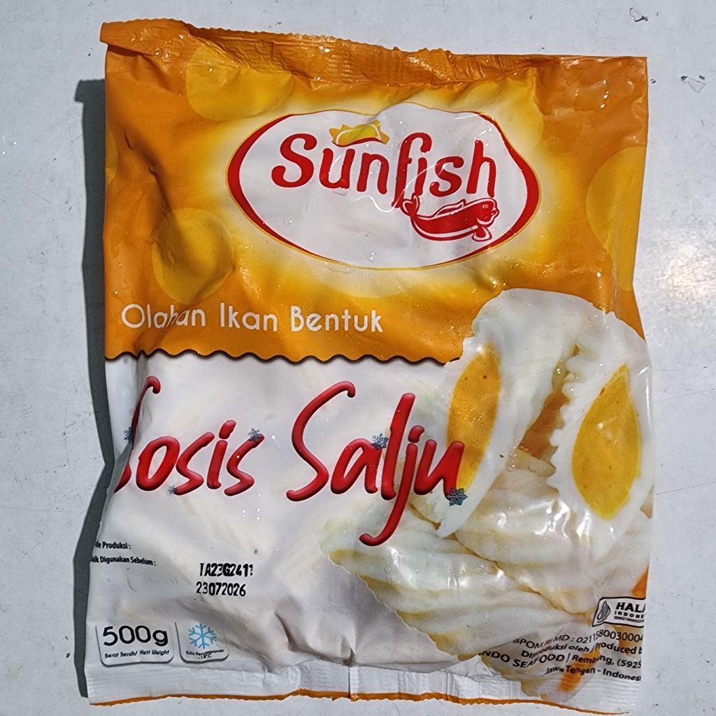 

Sunfish Sosis Salju, Olahan Ikan Bentuk (500gr)