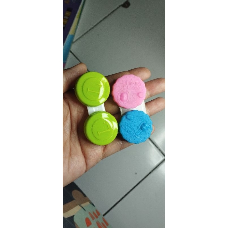 

tempat softlens, softlens case, kotak tempat lensa kontak