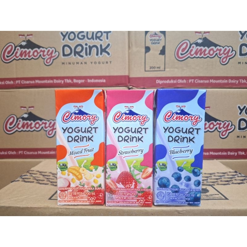 

Cimory Yogurt 200 Ml 1Dus Isi 24 Pcs Bisa Mix Rasa | Instan Samday