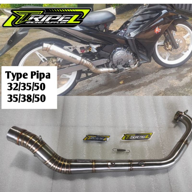 LEHER Leheran Knalpot jupiter MX King,MX New,MX Lama model Malaysia style