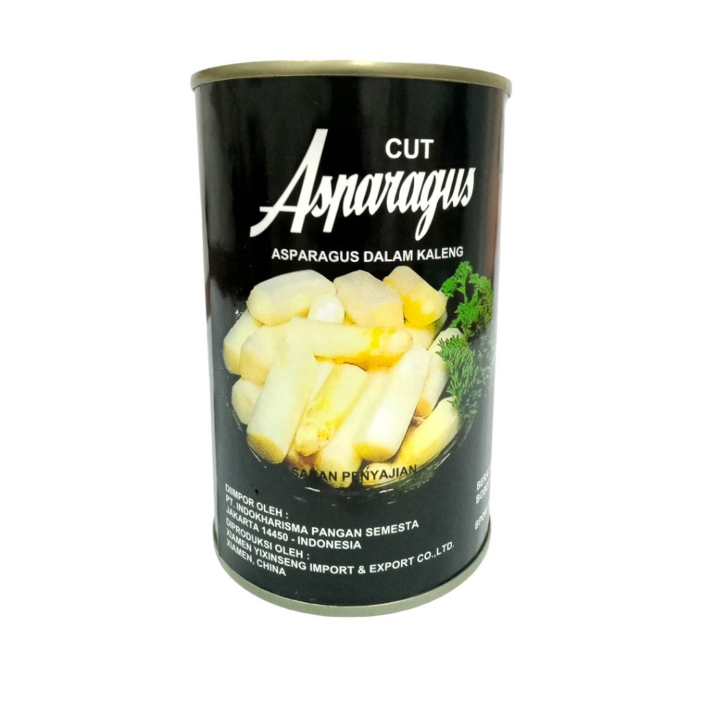 

Sayur asparagus short cut potong instan Kaleng IKPS 430Gr 430 gram