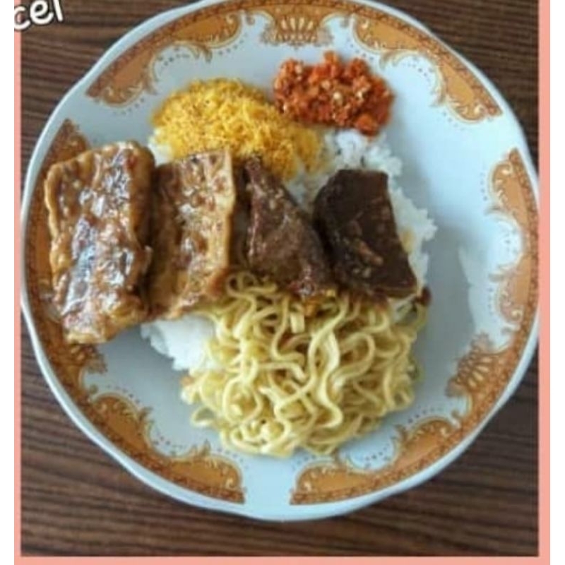 

nasi krengseng daging