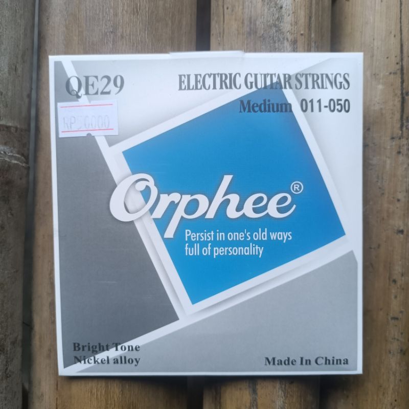 senar gitar elektrik orphee original 011