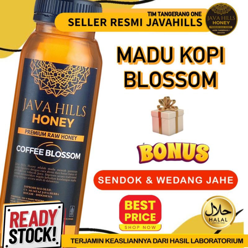 

Madu COFFE BLOSSOM gr java hills honey demam nafsu makan sariawan radang mumtaz raw honey