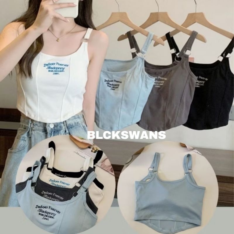 [ BLCKSWANS ]   BR011   BALIKPAPAN BISA COD & INSTANT  BRA SPORT TANKTOP BRA BH TENGTOP