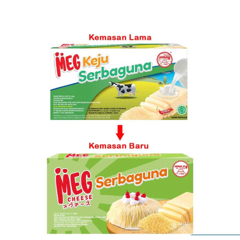 

Keju Meg serbaguna 160g