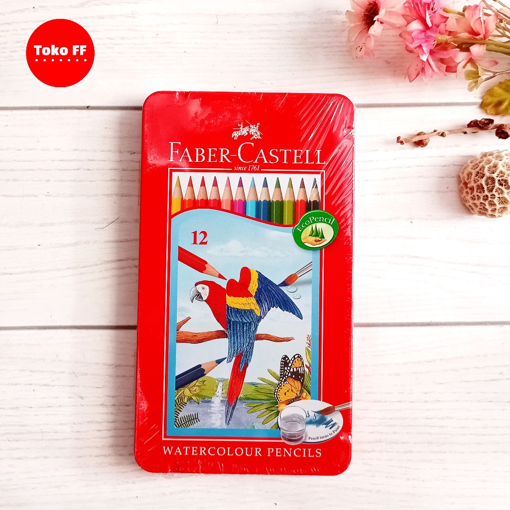 

Pencil Warna Watercolour Tin Case 12wr Faber-Castell