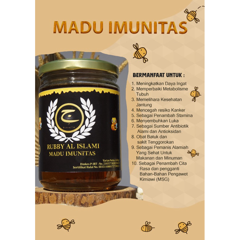 

Madu Imunitas Multi Manfaat Rubby Al-Islami