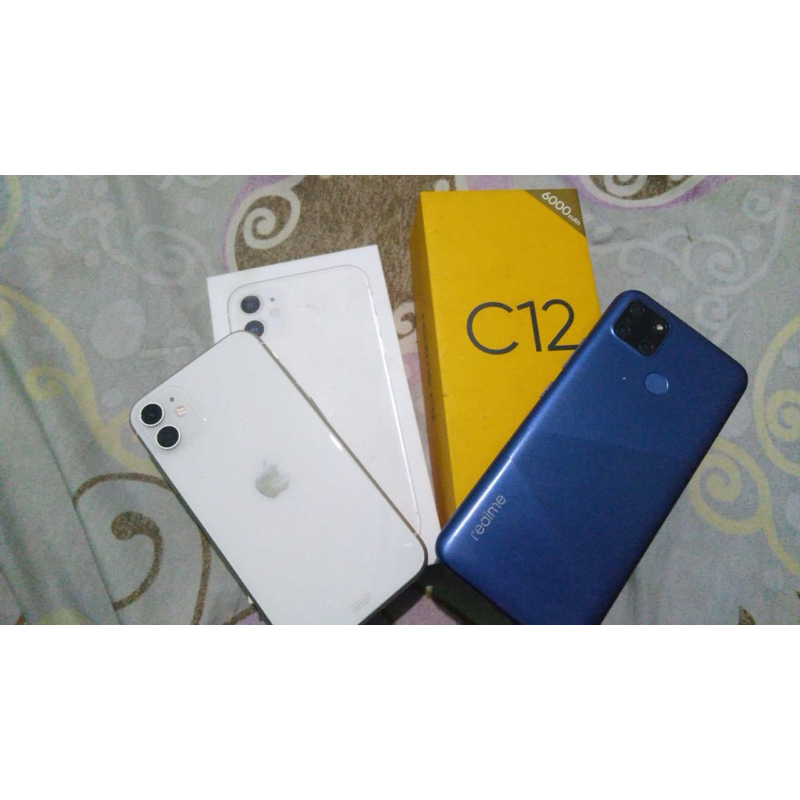 jual hp second IPHONE 11+REALME C12