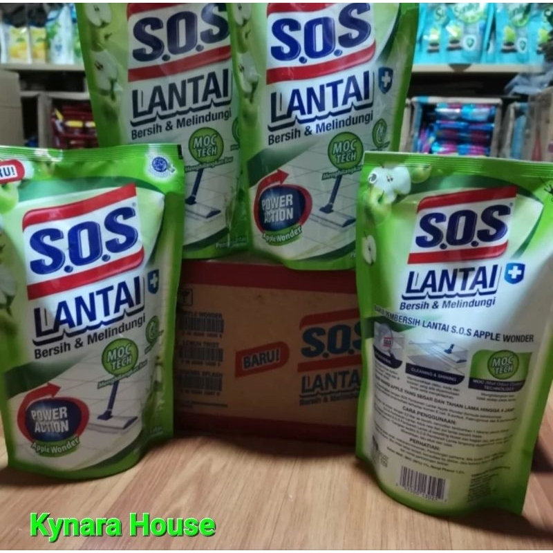 

SOS Pembersih Lantai Pouch 12x700ml (Karton)