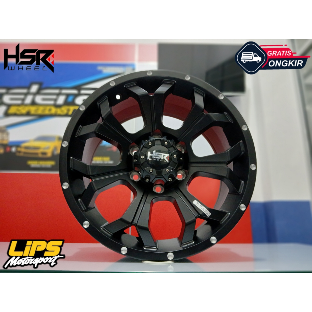 Velg Mobil Fortuner Pajero Hilux Triton Ford Ranger - Hsr Palis Ring 17 / R17 Semi Offroad