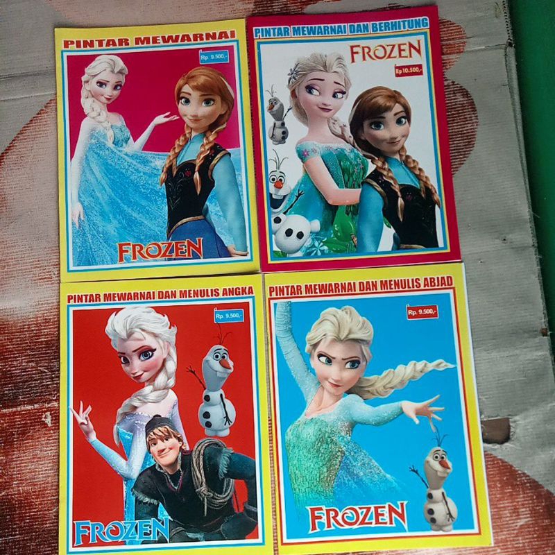 pintar mewarnai frozen