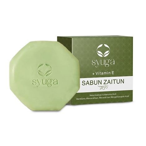 Syuga Sabun Zaitun with Vitamin E 100gr Olive Bar Soap