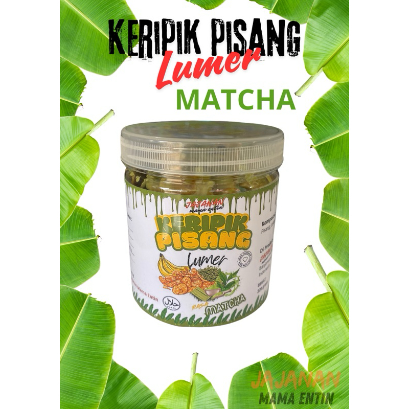 

Keripik Pisang lumer Matcha toples 600ml