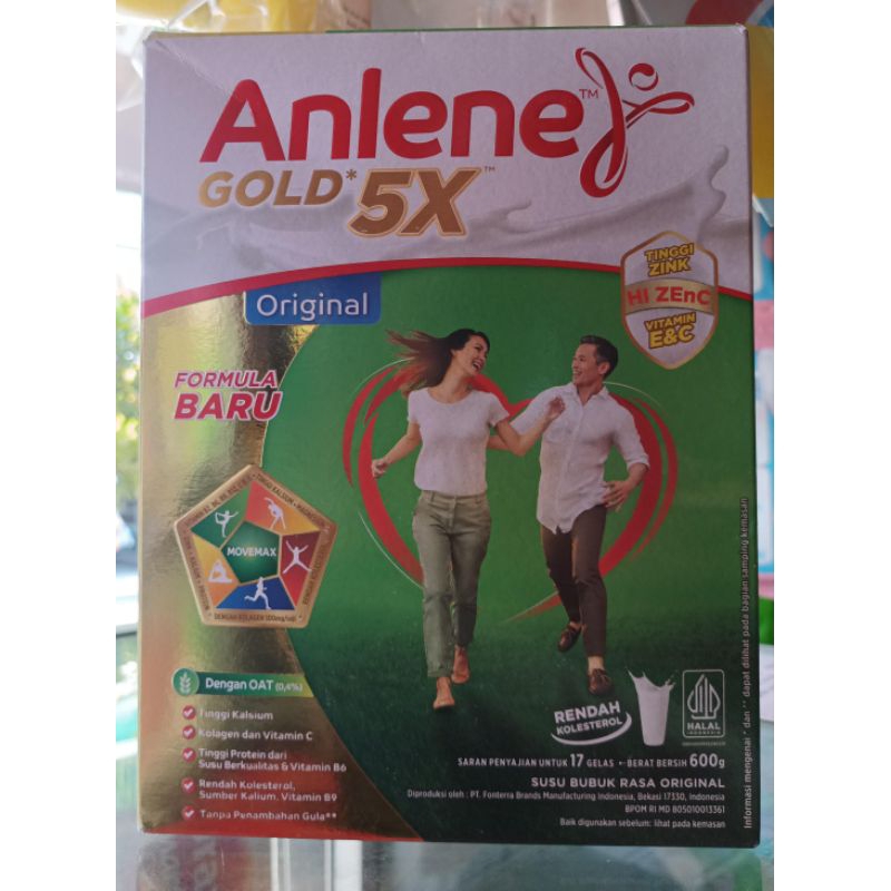 

Anlene Gold 650gr rasa original kemasan baru isi 600g