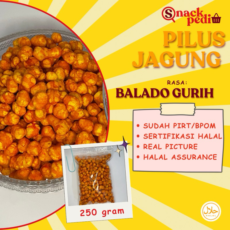 

[Snackpedia] 250gr PILUS JAGUNG BALADO GURIH