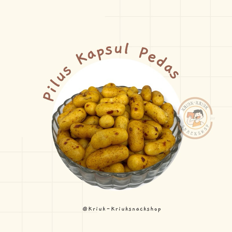 

PILUS KAPSUL PEDAS MANIS//PILUS RUJAK//PILUS PEDAS//KRIUK-KRIUKSNACKSHOP MALANG