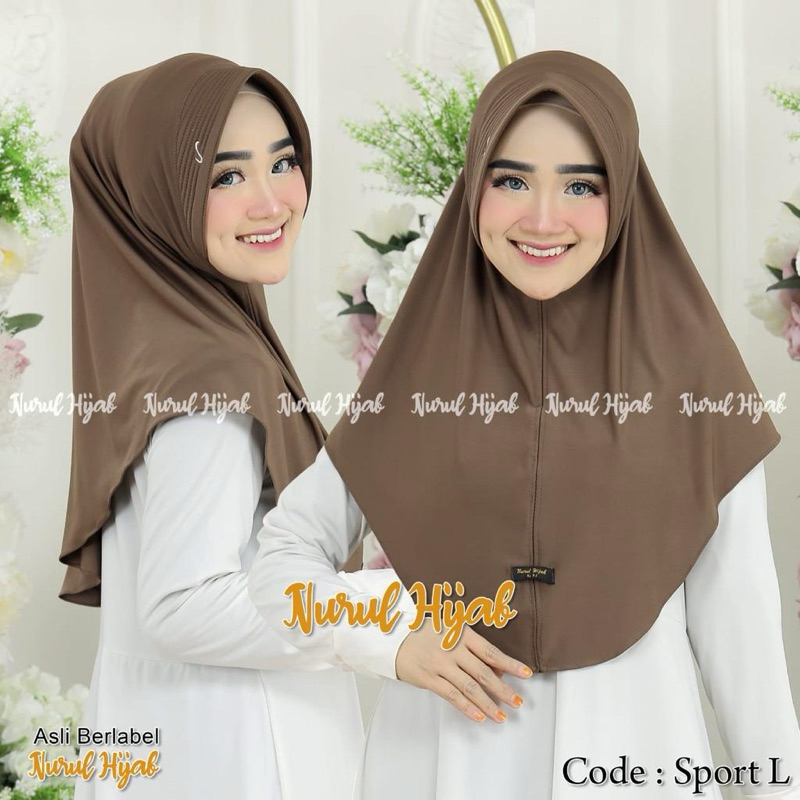 BILA JAYA - BERGO INSTAN SPORT L PET LOGO HAMIDAH PREMIUM HIJAB DAILY / OLAHRAGA / SEKOLAH MENUTUP D
