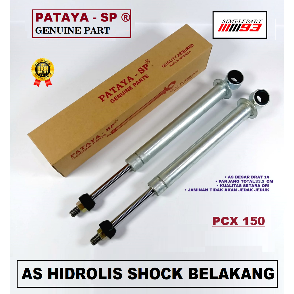 AS HIDROLIS SHOCK SHOK SKOK BELAKANG [ PATAYA ] MOTOR HONDA - PCX 150 , PCX 160