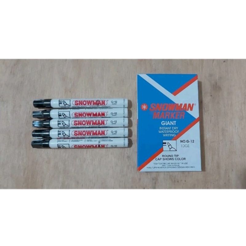 

SPIDOL PERMANEN MARKER SNOWMAN 1PCS