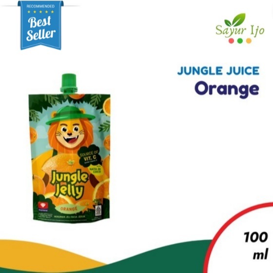 

Jungle Juice Jelly ORANGE 100 ML / Pack Fresh Puding Nata De Coco Rasa Sari Buah Asli Jeruk