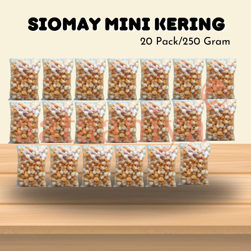 

SIOMAY MINI KERING BASO ACI (20 PACK/250 GRAM)