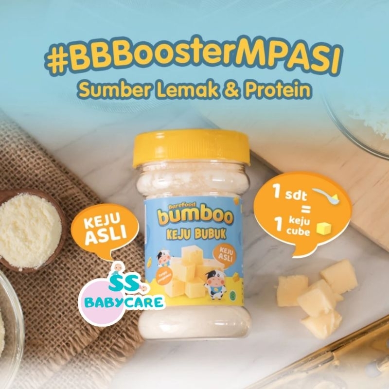 

BUMBOO Keju Bubuk 75gr - Keju Bubuk MPASI - BB Booster MPASI