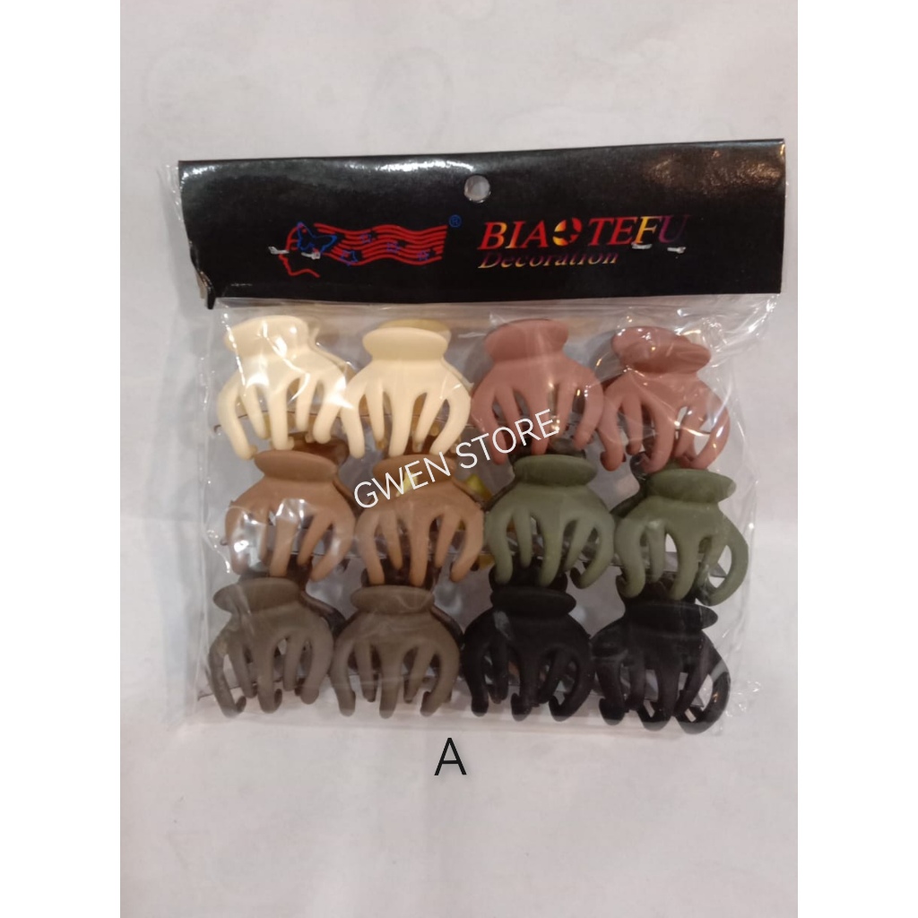 Jepit jedai sedang / jepit rambut jedai / jedai warna doff