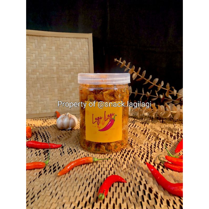 

Keripik Singkong Brekele Pedas Cikruh