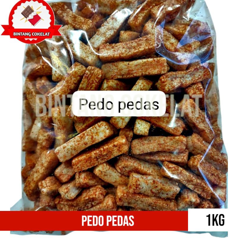 

samit pedo pedas & asin gurih renyah cemilan kiloan murah