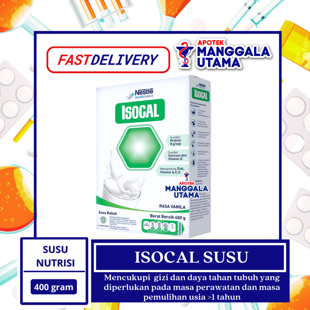 

ISOCAL SUSU 400 GR