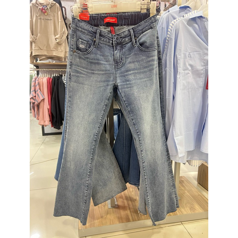 LOGO JEANS Celana BOOTCUT LOGO ORIGINAL , Celana Bootcut Cewek ORIGINAL LOGO