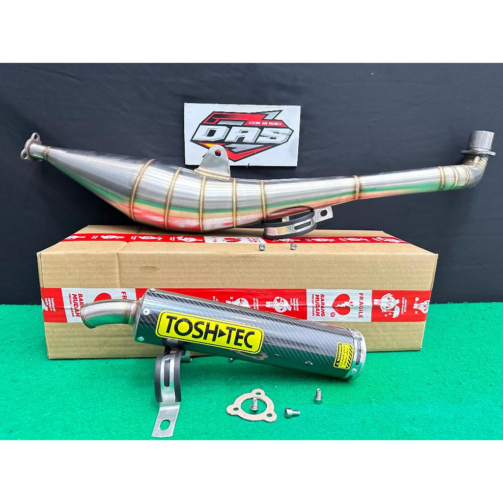 KNALPOT FIZ R SAMPING TOSHTEC KARBON