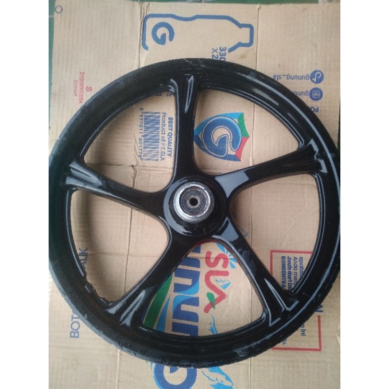 VELG DEPAN MOTOR YAMAHA MIO J/MIO GT/SOUL GT 115/FINO 115 ORIGINAL CABUTAN