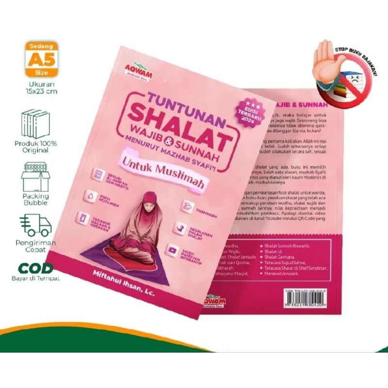 

BUKU TUNTUNAN SHALAT WAJIB&SUNAH UNTUK MUSLIMAH