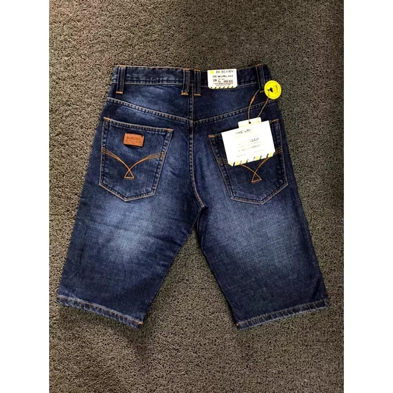 Burlois - Celana Jeans Pendek Slim-fit Burlois