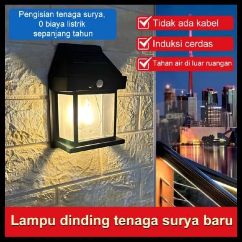 Lampu Dinding Solar Panel Lampu Dinding Tenaga Surya LED Emergency
