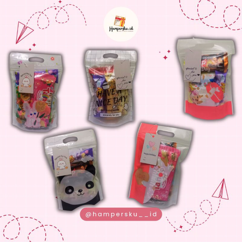 

Pouch Gift (hampers snack murah)