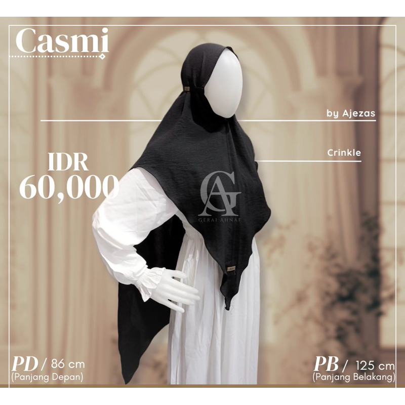 AJEZAS CASMI / AJEZAS CRINKLE / AJEZAS KRINGKEL / AJEZAS COLLECTION / KHIMAR CRINKLE